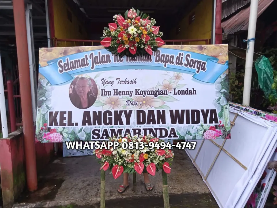 Papan Duka Cita Biru Putih